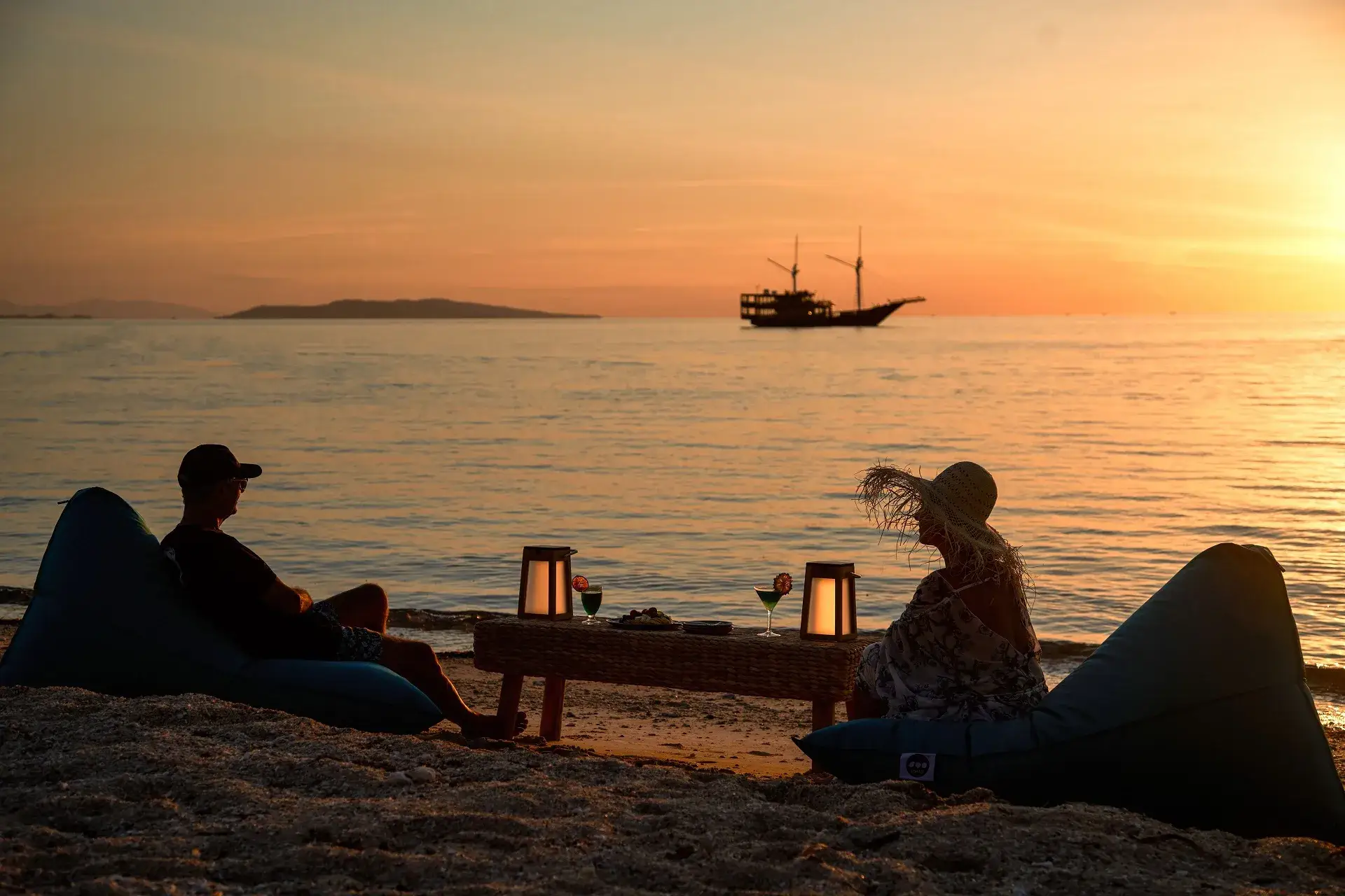 Beach Setup Activity | Komodo Island Liveaboard