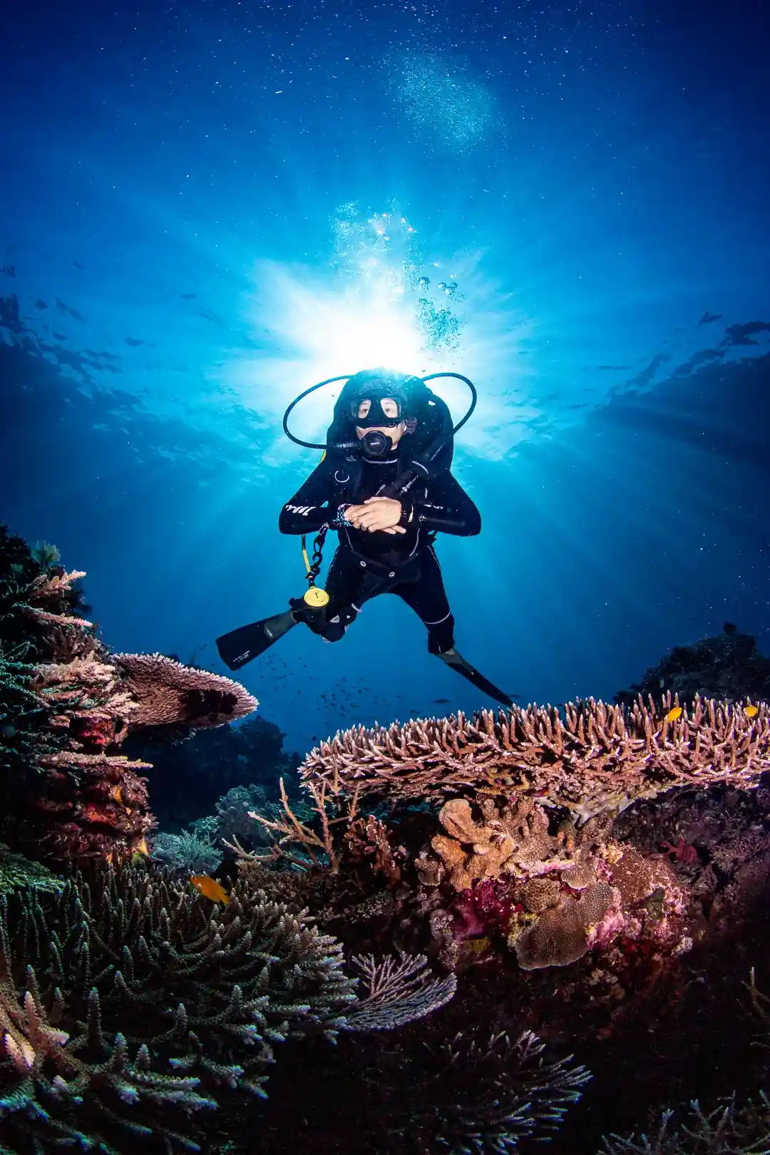 Traveler relaxing on deck during a Komodo liveaboard sail