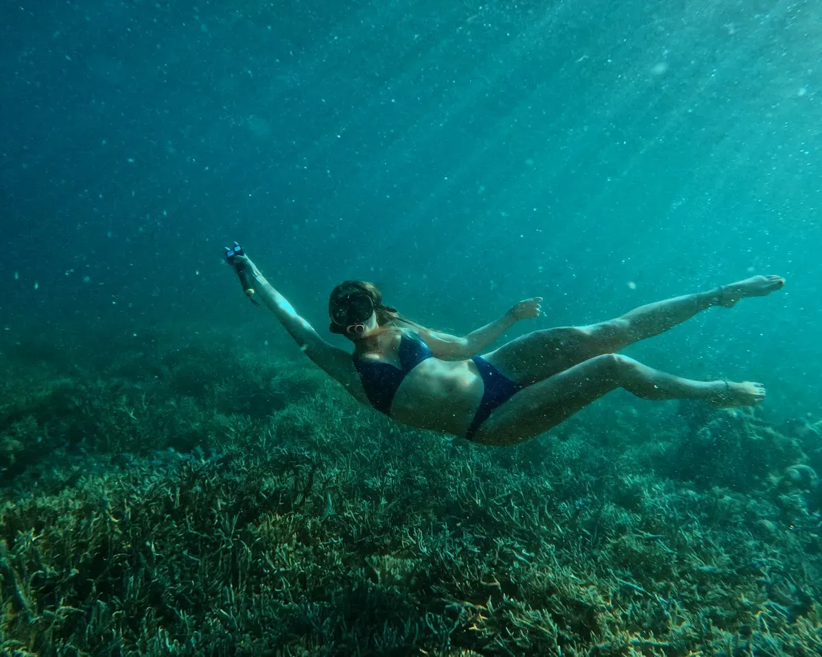 Guests snorkeling on a Komodo Island Liveaboard trip